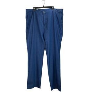 Jett Jeans Womens 44W 3XXXL Blue Pants Office Casual NEW